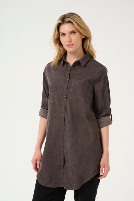 Langarm - Hemd Loose fit Major Brown C. brown - Image 2