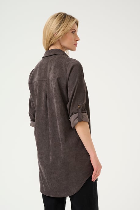 Langarm - Hemd Loose fit Major Brown C. brown - Image 3