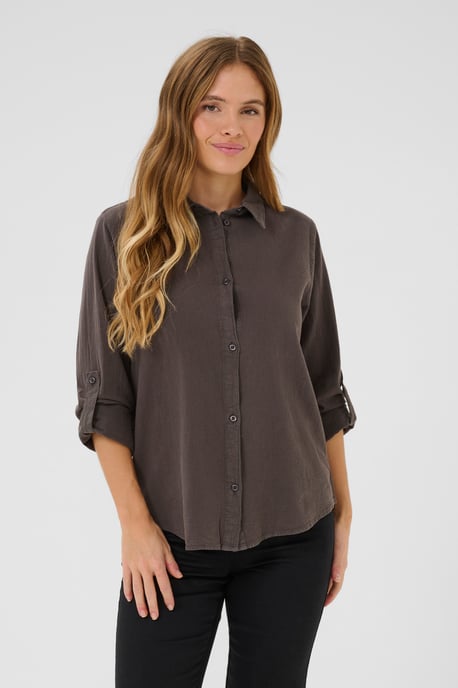Langarm - Hemd Regular fit Black Oyster - Image 3