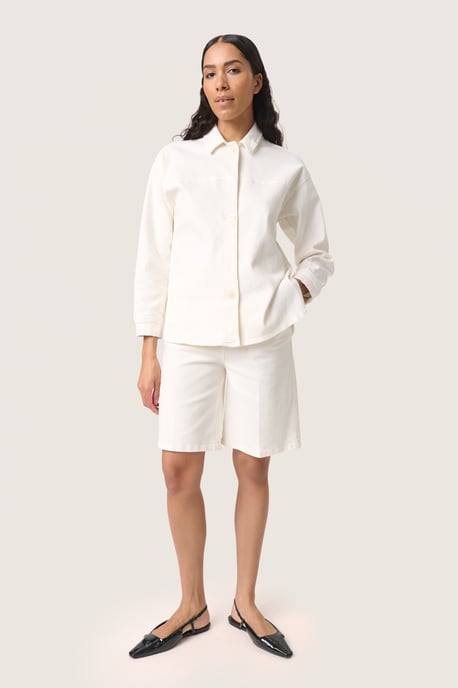 Jeanshemd Lockere Passform Broken White - Image 1