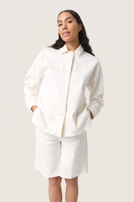 Jeanshemd Lockere Passform Broken White - Image 2