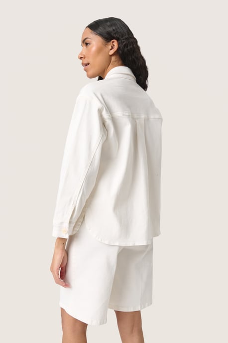 Jeanshemd Lockere Passform Broken White - Image 3