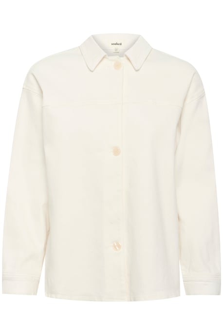 Jeanshemd Lockere Passform Broken White - Image 4