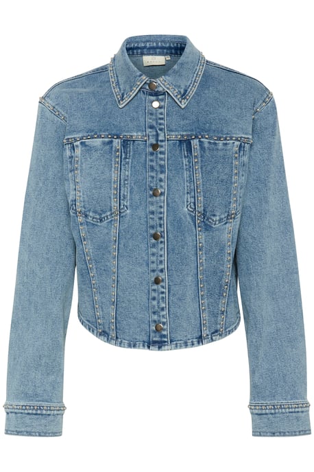 Jeanshemd Tight fit Washed Blue denim - Image 4
