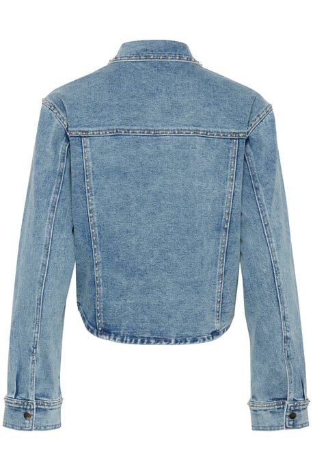 Jeanshemd Tight fit Washed Blue denim - Image 5