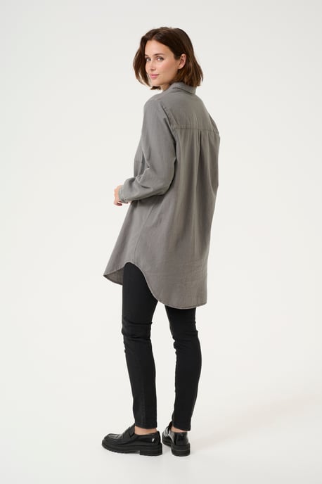 Langarm - Hemd Loose fit Smoked Pearl - Image 2