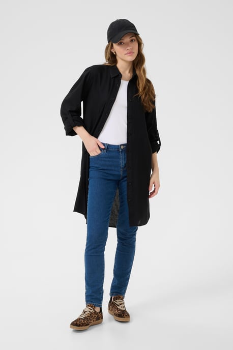 Langarm - Hemd Loose fit Black - Image 2