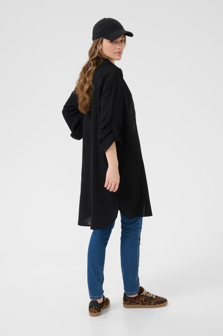 Langarm - Hemd Loose fit Black - Image 3