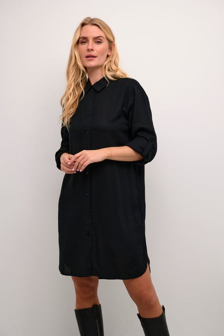 Langarm - Hemd Loose fit Black - Image 4