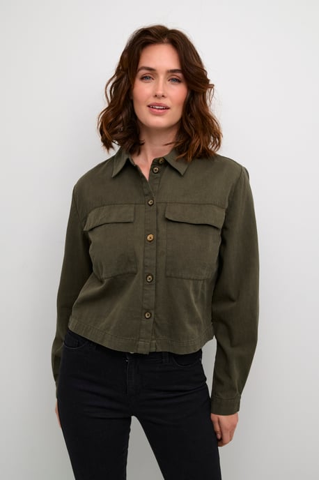 Langarm - Hemd Regular fit Forest Night dark green - Image 2