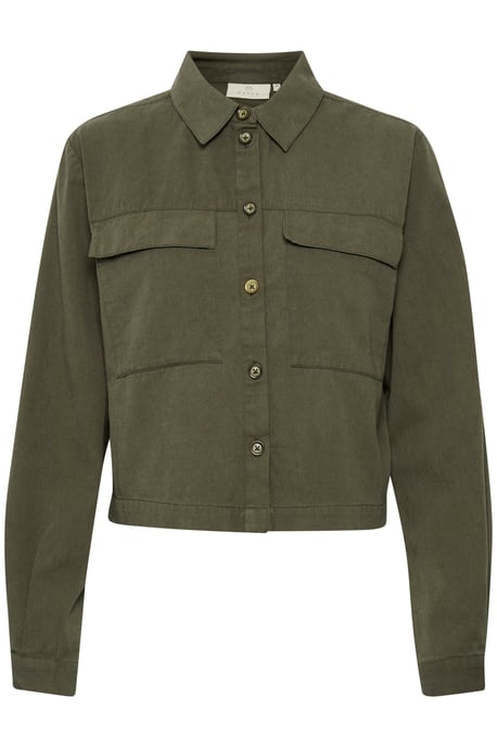 Langarm - Hemd Regular fit Forest Night dark green - Image 4