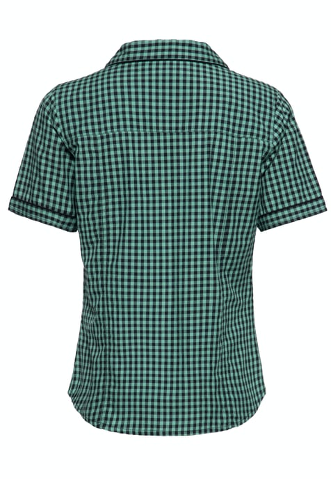 Queen Kerosin Damen Retro Hemdbluse mint - Image 2