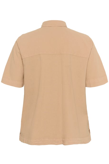 Kurzarmhemd Loose fit Classic Sand - Image 5
