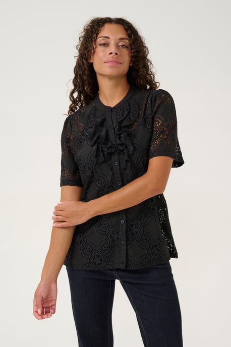 Kurzarmhemd Regular fit Blac - Image 3
