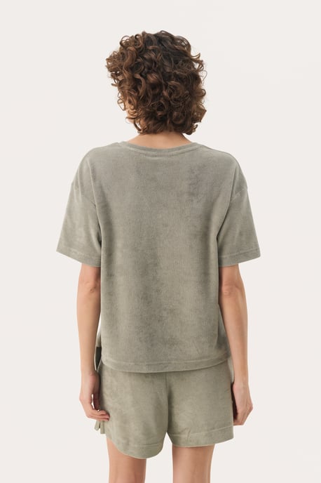 T-shirt Lockere Passform Vetiver green - Image 3