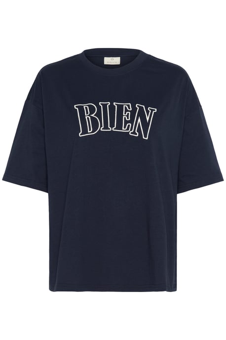 T-shirt Oversize fit Midnight M. W Chalk embroidery marine - Image 4