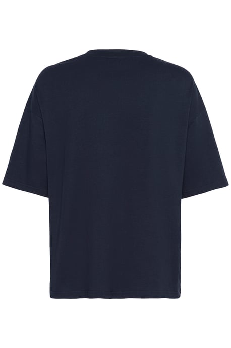 T-shirt Oversize fit Midnight M. W Chalk embroidery marine - Image 5