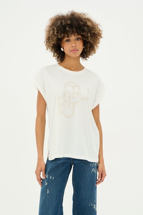 T-shirt Oversize fit Spring Gardenia - Image 2