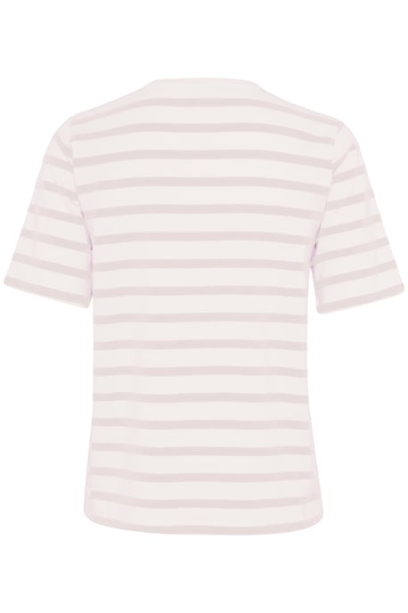 T-shirt Gerade Passform French Oak and White Stripe beige - Image 5