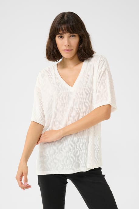 T-shirt Loose fit Chalk offwhite - Image 3