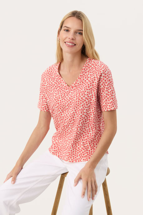 T-shirt Relaxed fit Bittersweet Mini Grid Flower floral - Image 2