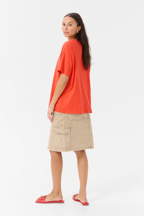 T-shirt Loose fit Grenadine orange - Image 2