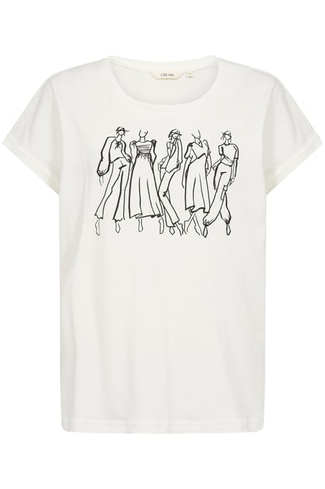 T-shirt Loose fit Black Model Sketch black - Image 4