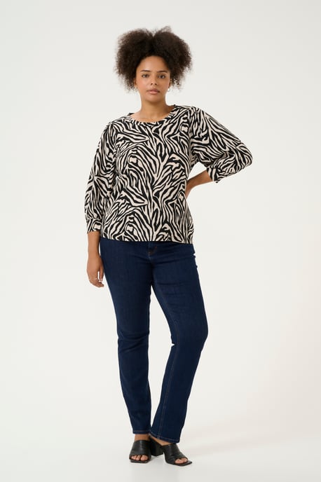 T-shirt Regular fit Moonstruck/Black Graphic black offwhite - Image 1