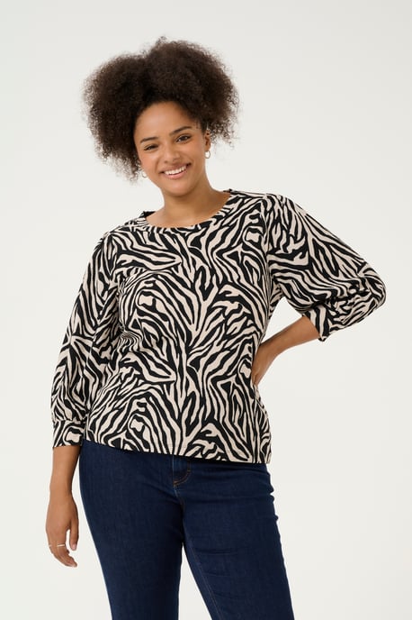 T-shirt Regular fit Moonstruck/Black Graphic black offwhite - Image 3