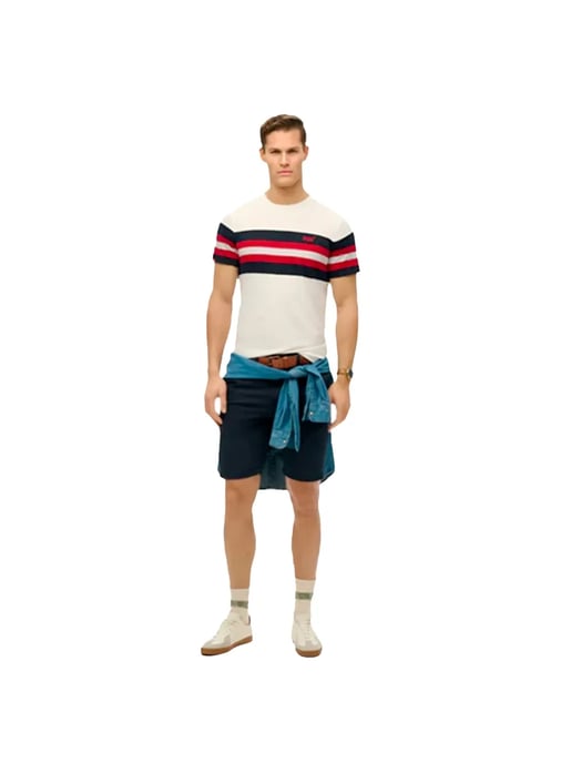 Superdry Herren Essential Streifen T-Shirt - Image 2