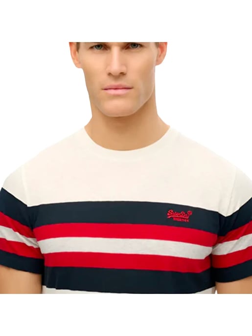Superdry Herren Essential Streifen T-Shirt - Image 3