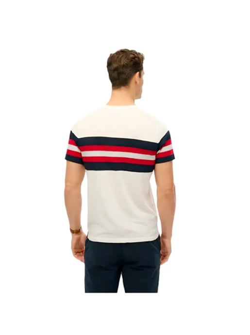 Superdry Herren Essential Streifen T-Shirt - Image 4