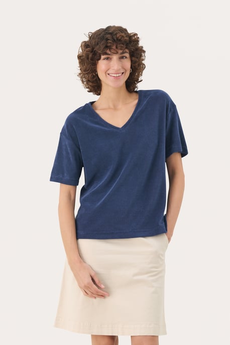T-shirt Lockere Passform Oceana dark blue - Image 2