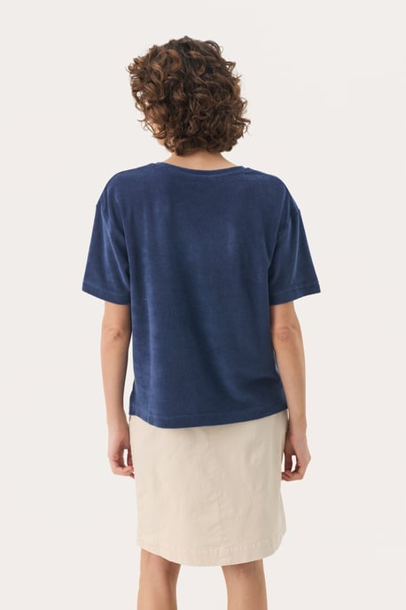 T-shirt Lockere Passform Oceana dark blue - Image 3