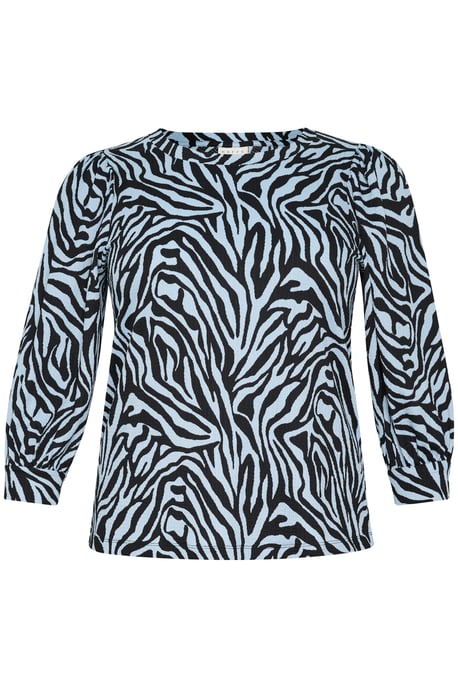 T-shirt Regular fit Blue / Black graphic black blue - Image 4