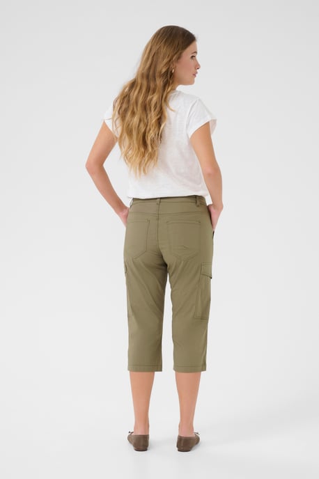 Caprihose Regular fit Dusky Green Wash green - Image 2