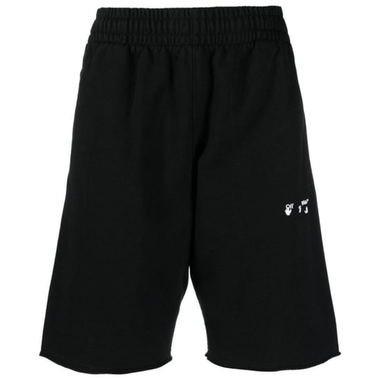 Off-White - Schwarze Sweatshorts mit OW-Logo - Image 1
