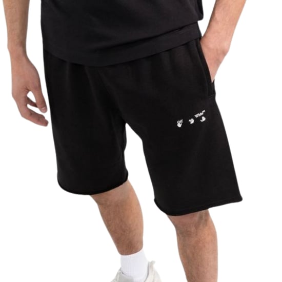 Off-White - Schwarze Sweatshorts mit OW-Logo - Image 3