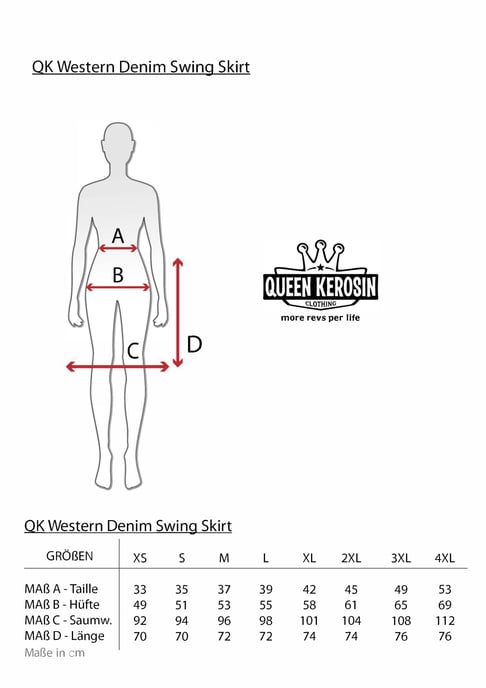 Queen Kerosin Damen Denim Swing Rock Denim - Image 5