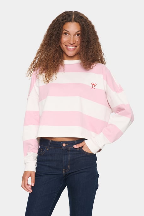 Trackjacket-sweat Lockere Passform Pink Nectar - Image 2