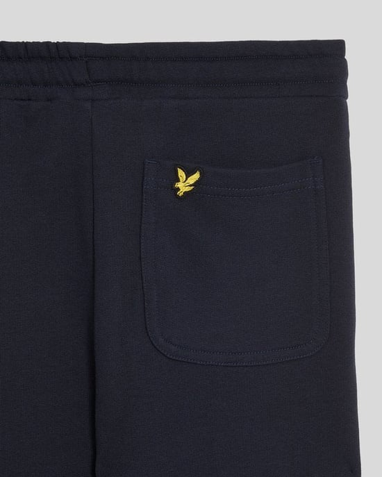 Lyle & Scott Kinder Script Bestickte Jogginghose - Dunkelblau - Image 5