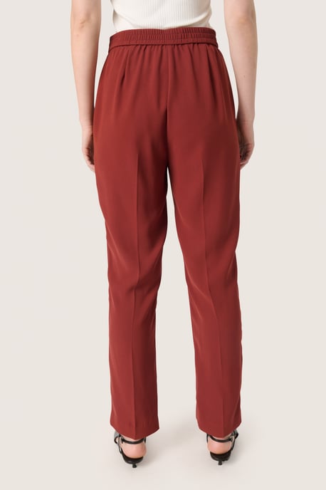 Pants Suiting Gerade Passform Russet Brown - Image 3