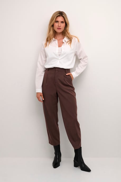 Pants Suiting Regular fit Java brown - Image 1