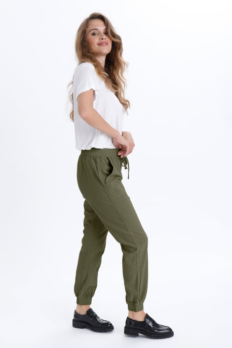 Pants Suiting Relaxed fit Grape Leaf green - Image 5