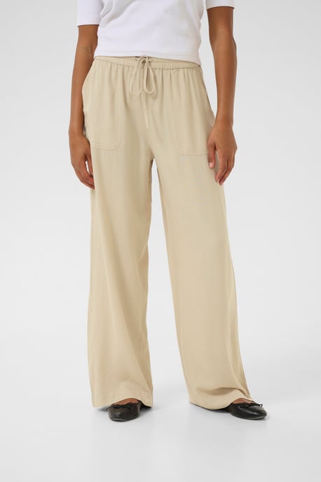 Pants Suiting Relaxed fit Feather Gray beige - Image 4