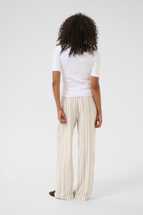 Pants Suiting Relaxed fit Chalk / Chinchilla Stripe offwhite - Image 3