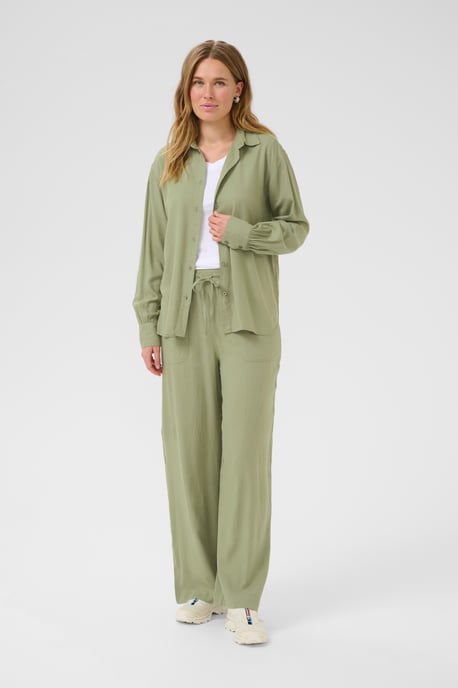 Pants Suiting Relaxed fit Oil Green - Image 2