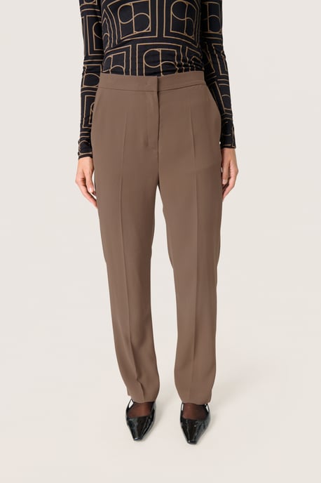Pants Suiting Gerade Passform Coffee Quartz - Image 2