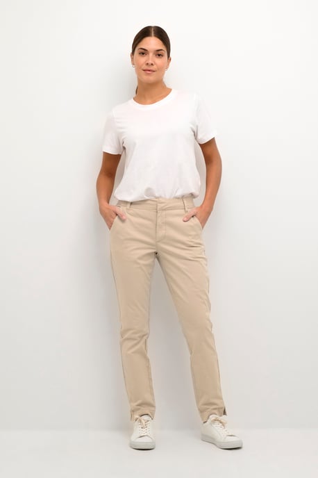 Pants Suiting Regular fit Feather Gray beige - Image 1