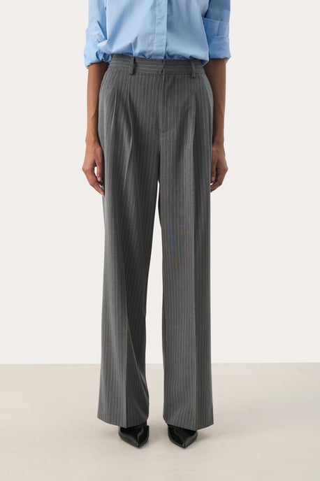 Pants Suiting Classic fit Gray Flannel Pinstripe grey - Image 3